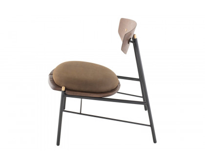 Nuevo™ Kink Occasional Chair - Jin Green Leather Seat