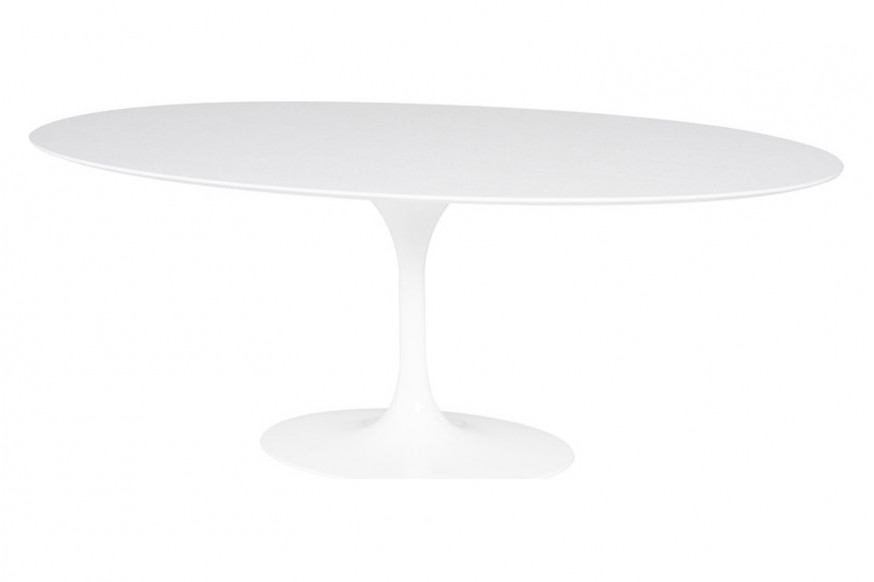 Nuevo™ Echo Dining Table - White Veneer Top, L77,3'' x W48'' x H28,5''