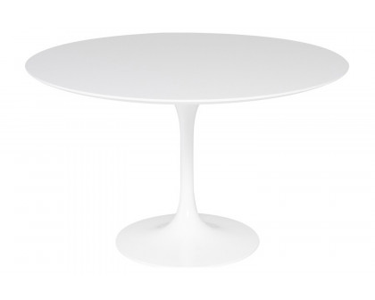 Nuevo™ Echo Dining Table - White Veneer Top, L77,3'' x W48'' x H28,5''