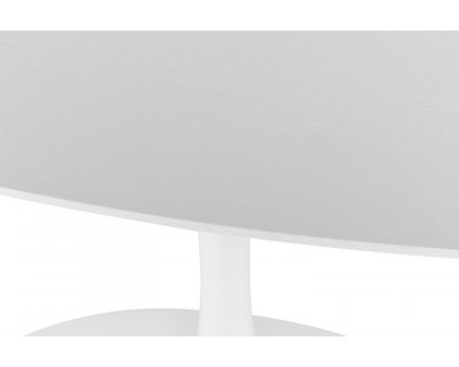 Nuevo™ Echo Dining Table - White Veneer Top, L77,3'' x W48'' x H28,5''