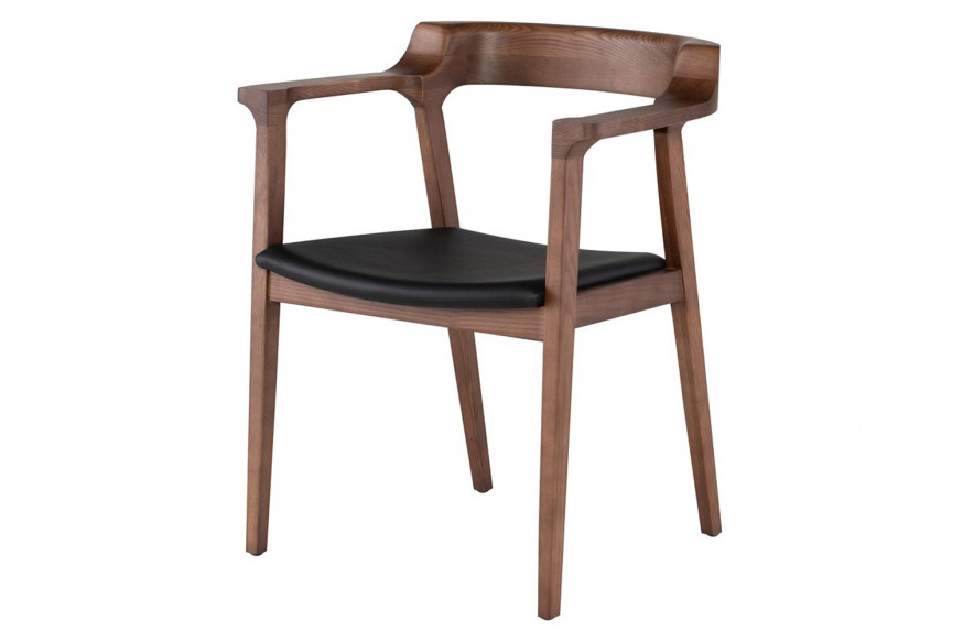 Nuevo™ Caitlan Dining Chair - Walnut Stained Ash Frame