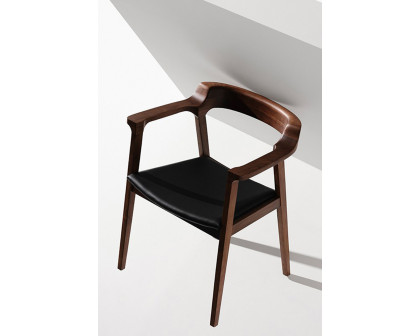 Nuevo™ Caitlan Dining Chair - Walnut Stained Ash Frame