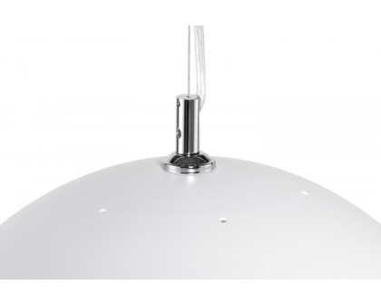 Nuevo™ Dome Pendant - Matte White Steel Shade, L24'' x W24'' x H23''