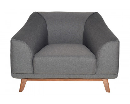 Nuevo™ - Mara Occasional Chair Steel Gray Fabric Seat