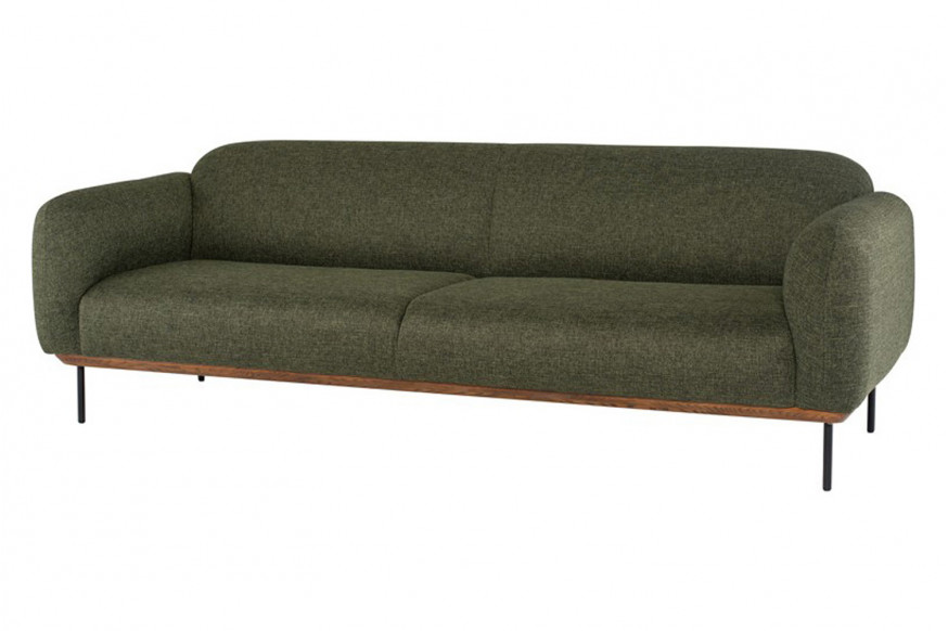 Nuevo™ Benson Sofa - Hunter Green Tweed Seat