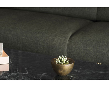 Nuevo™ Benson Sofa - Hunter Green Tweed Seat