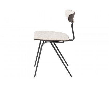 Nuevo™ Giada Dining Chair - Shell Boucle / Seared Oak