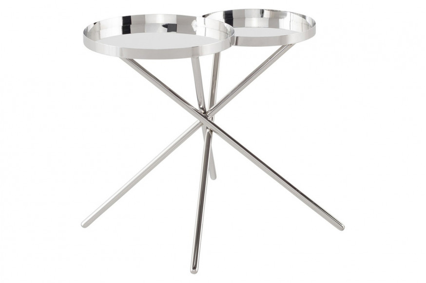 Nuevo™ Olivia Side Table - Polished Stainless Top