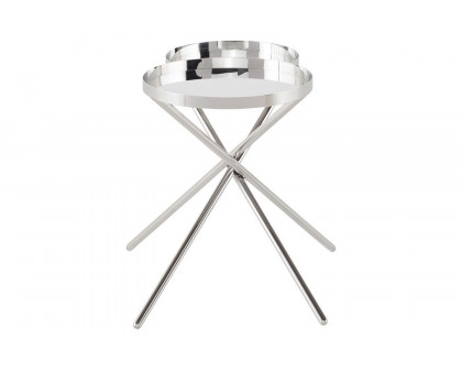 Nuevo™ Olivia Side Table - Polished Stainless Top