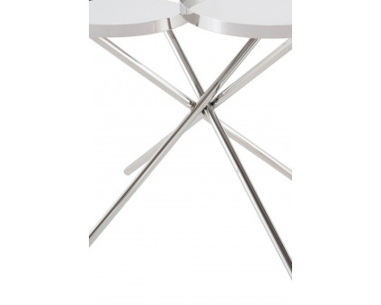 Nuevo™ Olivia Side Table - Polished Stainless Top