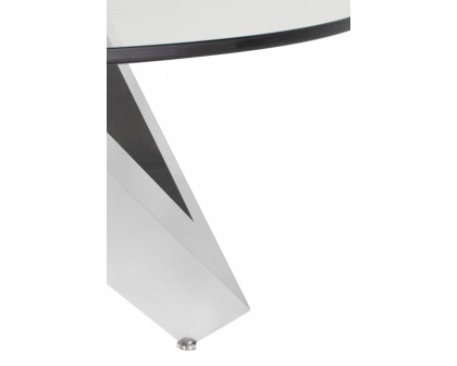 Nuevo™ Costa Coffee Table - Polished Stainless Base