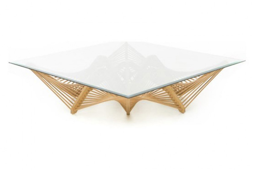 Oggetti™ Geo Cocktail Table - Natural, only Base