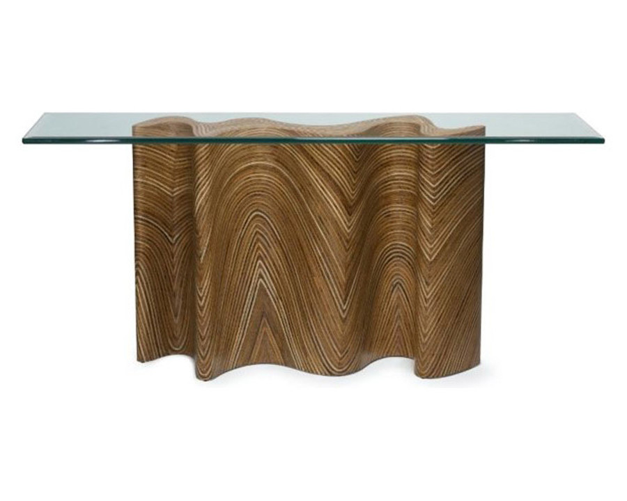 Oggetti Zigzag Console - Showtime veneer, only Base