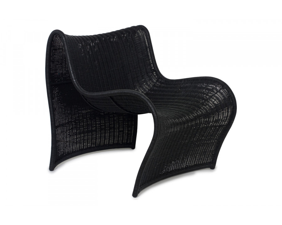 Oggetti Lola Wicker Chair - Black