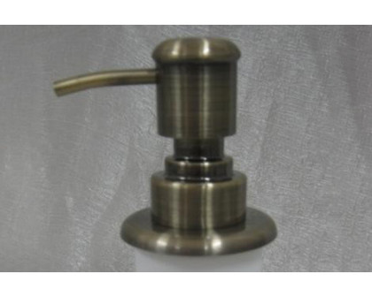 Oggetti Gray Chevron Bath Soap Dispenser - Gray/Dark Bronze