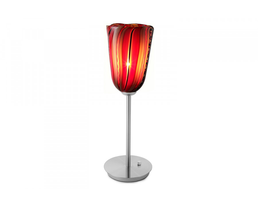 Oggetti Fiore Table Lamp - Red