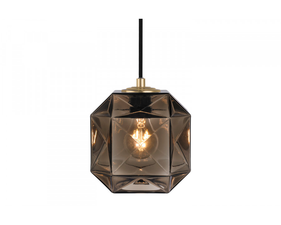 Oggetti Mimo Cube Pendant - Bronze, Brass