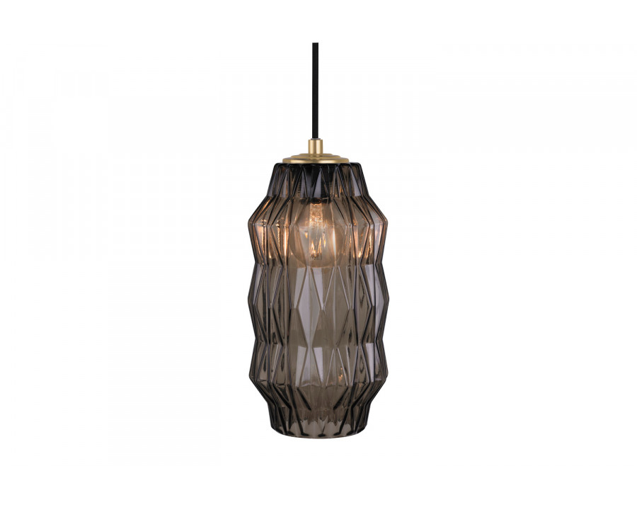 Oggetti Mimo Faceted Pendant - Bronze, Brass