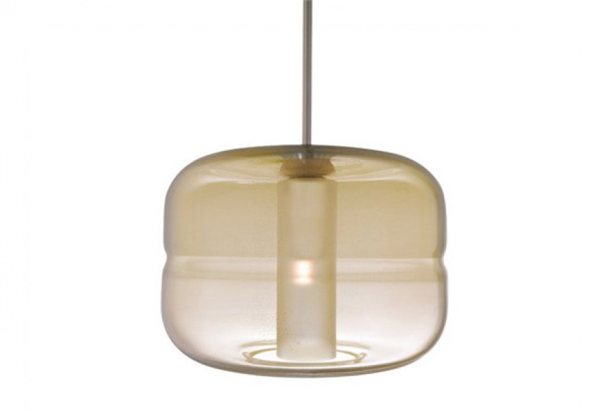 Oggetti™ Helsinki Pendant - Gold, no Canopy, Satin Nickel