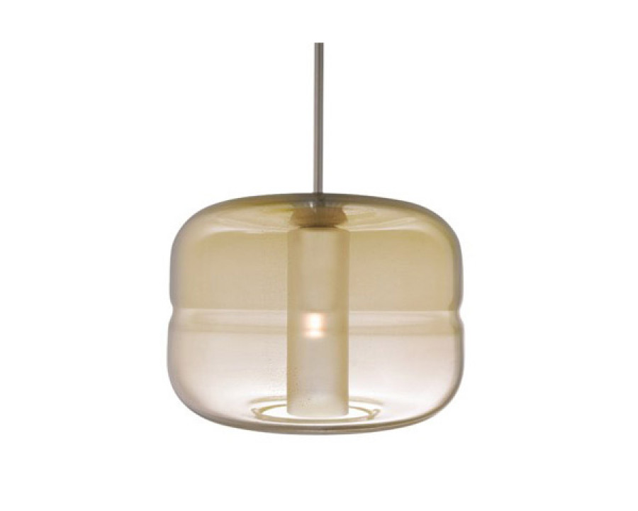 Oggetti Helsinki Pendant - Gold, no Canopy, Satin Nickel