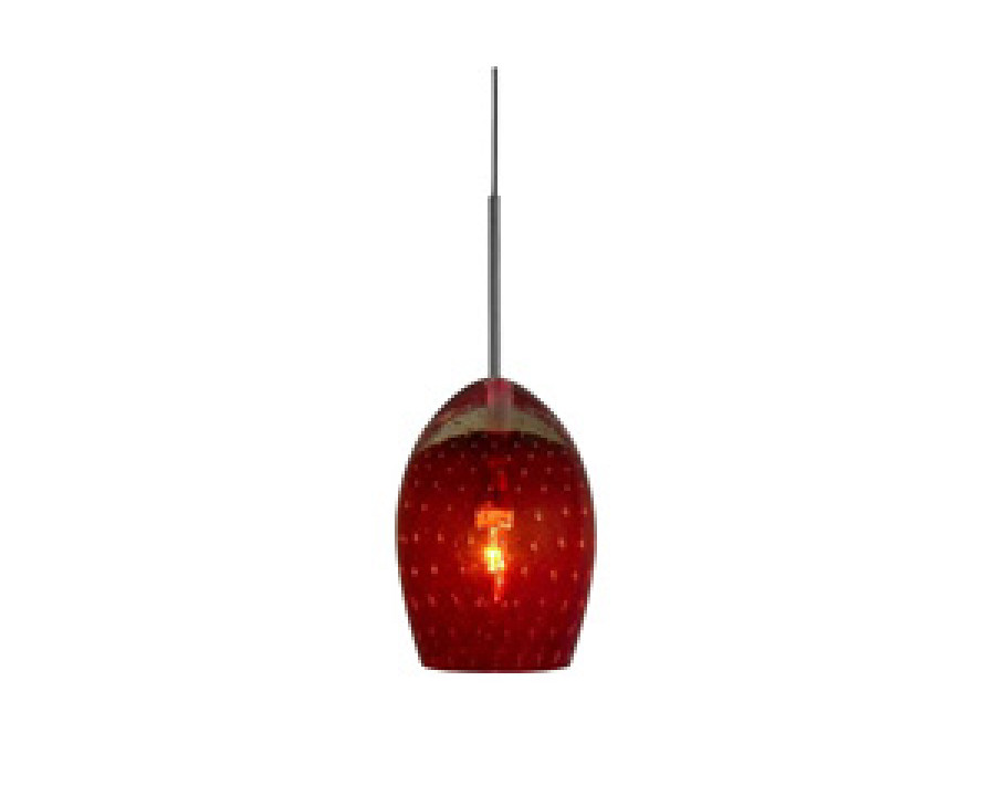 Oggetti Galaxy Pendant 12V - Red, Flat, Satin Nickel