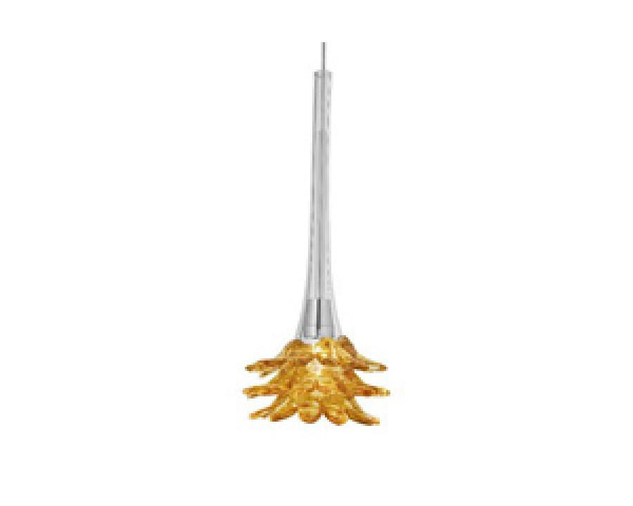 Oggetti Mimosa Pendant 12V - Amber, Flush Round, Trans Built In Smart Jack Reqd And Incl