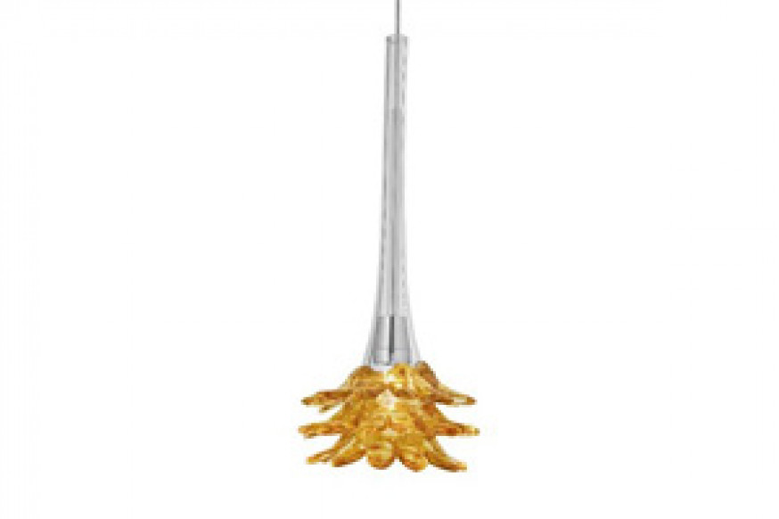 Oggetti™ Mimosa Pendant 12V - Amber, no Canopy, Shade Cable