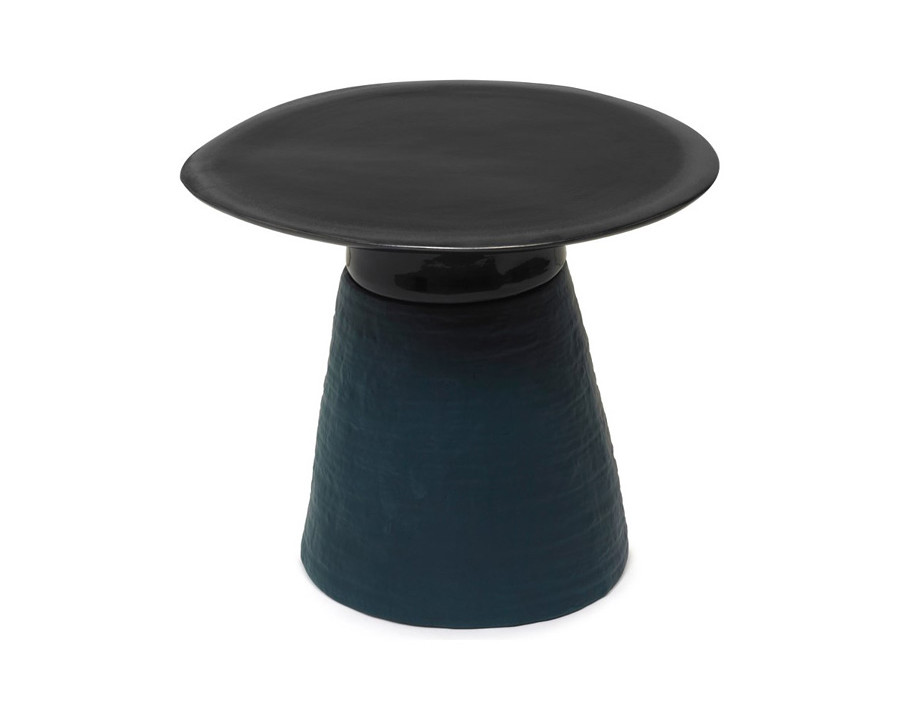 Oggetti Conc Occasional Table - Blue, Low