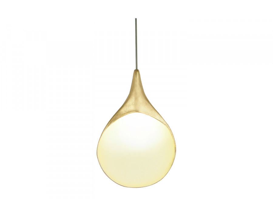 Oggetti Stillabunt Pendant - Gold, with Canopy, Small