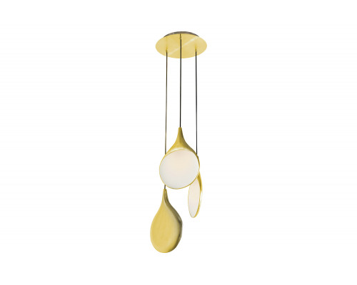 Oggetti Stillabunt 3-Port Chandelier - Gold