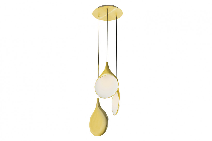 Oggetti™ Stillabunt 3-Port Chandelier - Gold