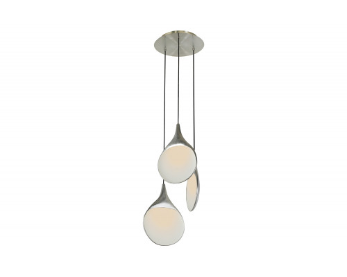 Oggetti Stillabunt 3-Port Chandelier - Silver