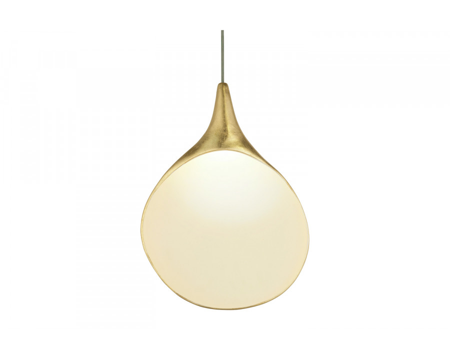 Oggetti Stillabunt Pendant - Gold, with Canopy, Large