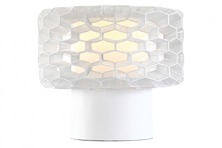 Oggetti™ Honeycomb Table Lamp - White, Large