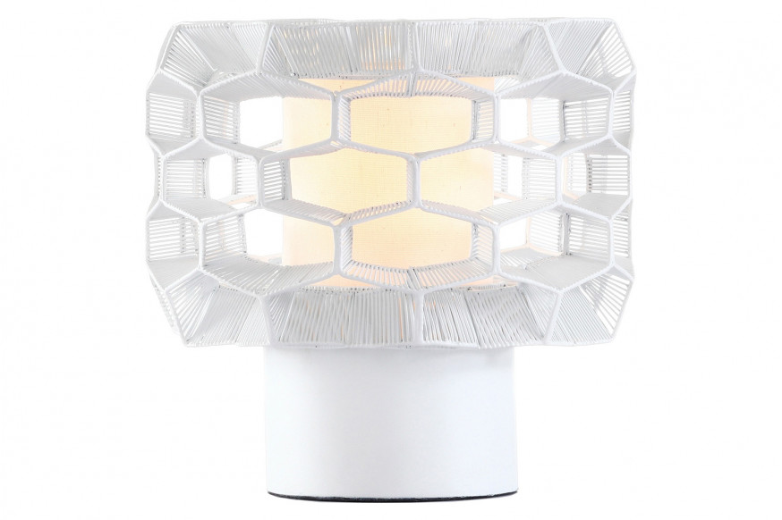 Oggetti™ Honeycomb Table Lamp - White, Small