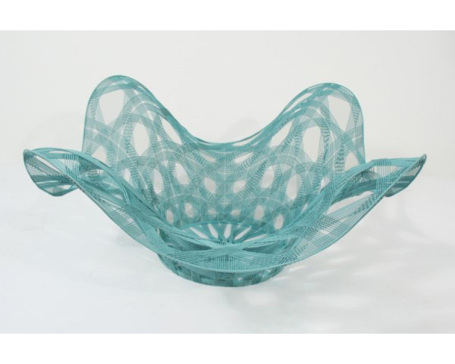 Oggetti Papillion Tray - Aqua, Medium