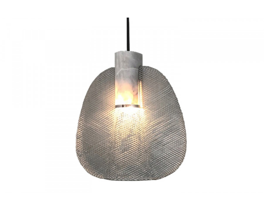 Oggetti Petiole Pendant - Gray, Medium