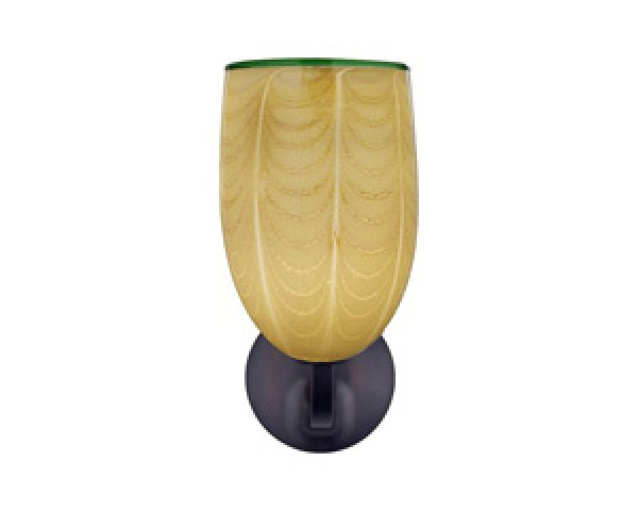 Oggetti Izmir Sconce Rondo - Ivory, Dark Bronze