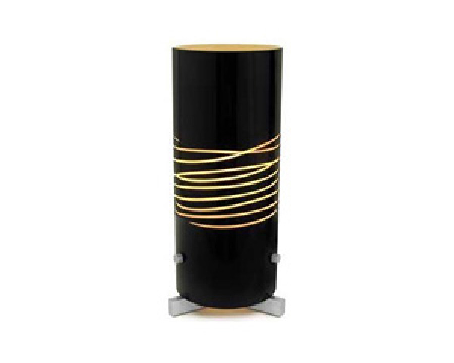 Oggetti Dune Due Table Lamp - Black/Sand