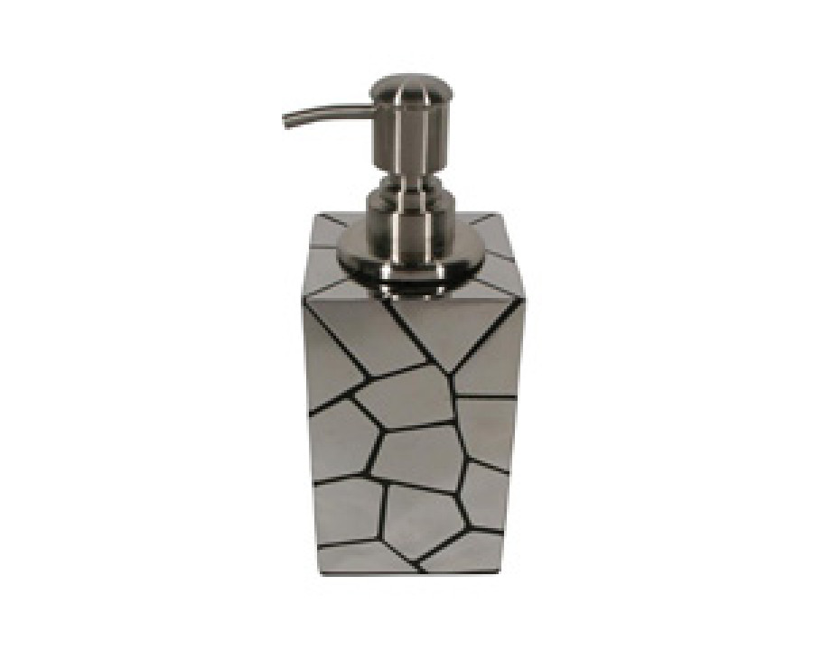 Oggetti Chameleon Soap Dispenser - Steel/Black/Satin Nickel