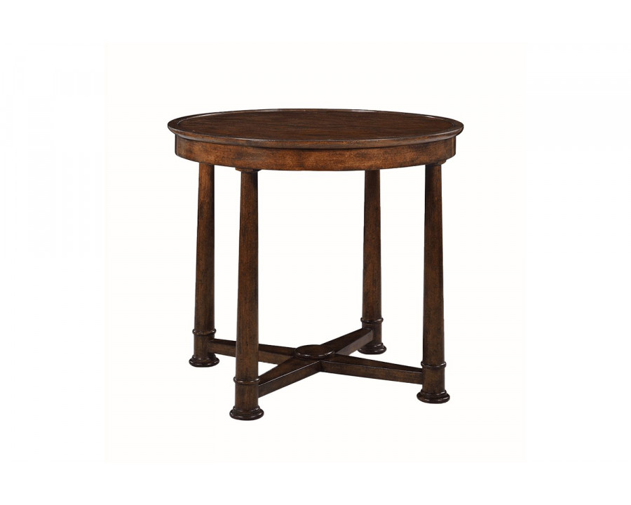 Oliver Pillar Side Table - Country