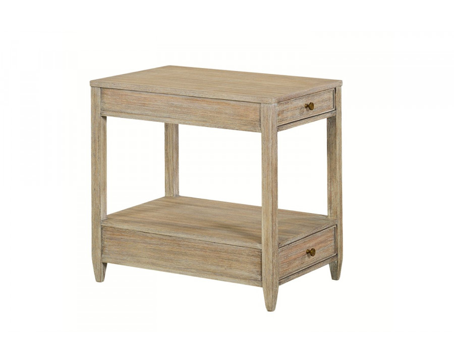 Oliver Westone Narrow Side Table - Weatdered