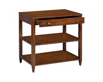 Oliver Wallace Wide Side Table - Rustic