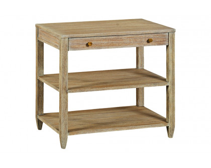 Oliver Wallace Wide Side Table - Weatdered