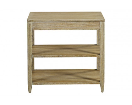 Oliver Wallace Wide Side Table - Weatdered