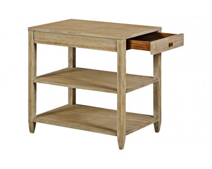 Oliver Wallace Narrow Side Table - Weatdered