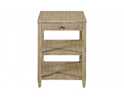 Oliver Wallace Narrow Side Table - Weatdered