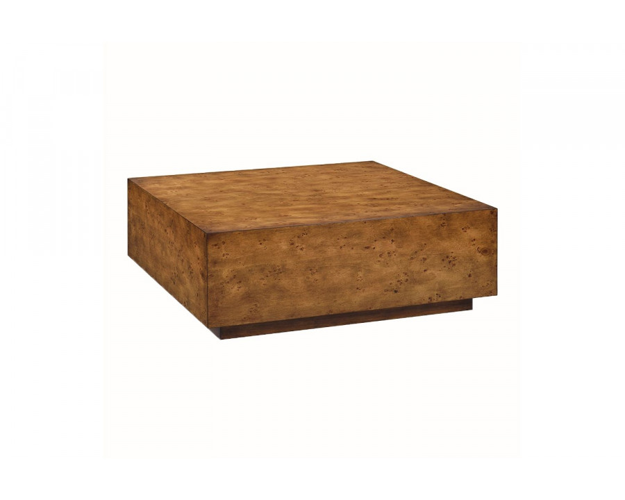 Oliver Arvada Coffee Table - Rustic/Mappa Burl Veneer