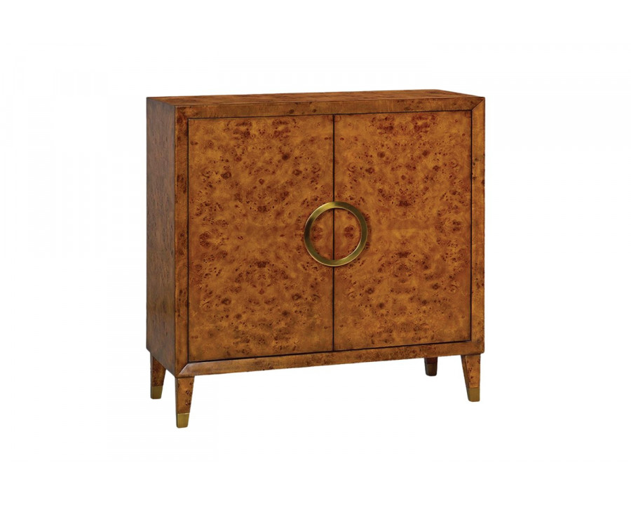 Oliver Bruce Cabinet - Rustic/Mappa Burl Veneer