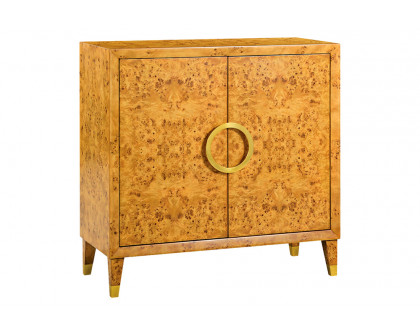 Oliver Bruce Cabinet - Honey/Mappa Burl Veneer